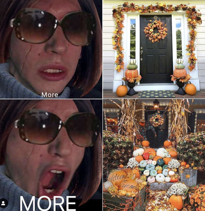 halloween decorations more meme