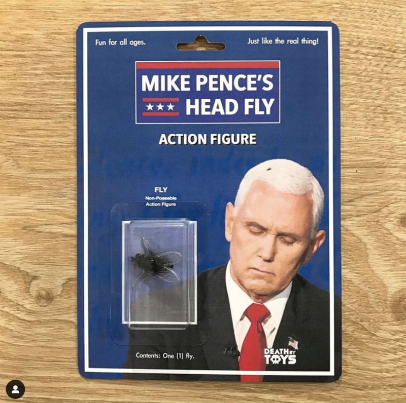 mike pences head fly 