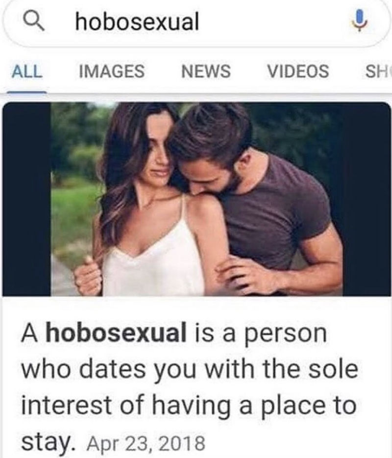 the hobosexual meme