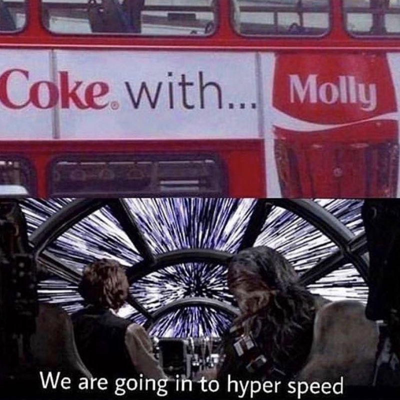 coke with molly meme