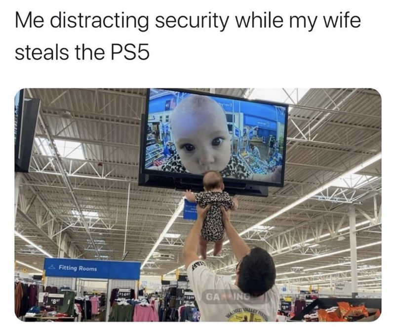 me distracting security 