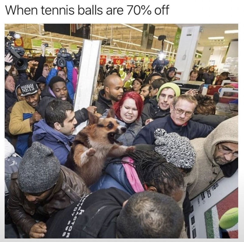 when the tennis balls are 70 percent off