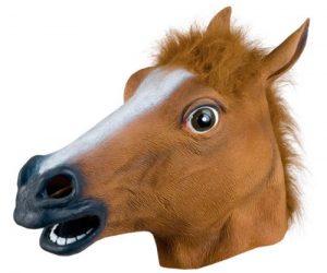 Horse Head Mask – Scare your family and friends with this one of a kind rubber latex horse head mask