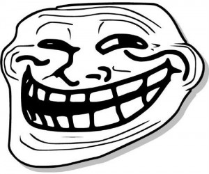 u mad bro? problem? Imagine the trolling possibilities with the trollface decal sticker