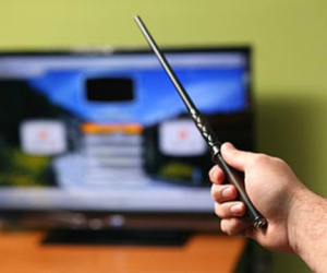 Control all your television shows and movies with the flick of this programmable magic wand tv remote!