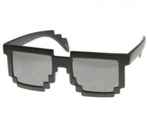8 Bit Sunglasses – See the world in 8 bit (well not really) with the the retro awesome 8 bit sunglasses!