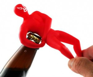 Luchador Bottle Opener – Employ the help of this tiny masked wrestler with all your bottle opening needs
