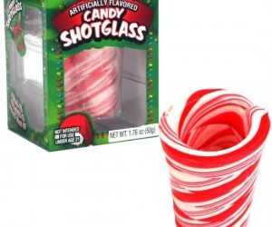 Candy Cane Shot Glasses -Put your drinking buddies in the holiday spirit. Not to mention they will add an interesting taste to your alcohol.