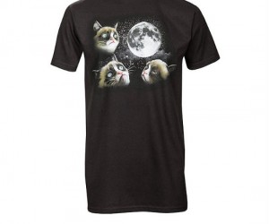 Get your grumpy on with the Grumpy Cat 3 moon t-shirt