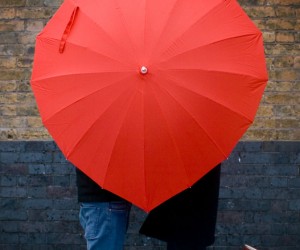 Heart Shaped Umbrella – Romantic and practical.
