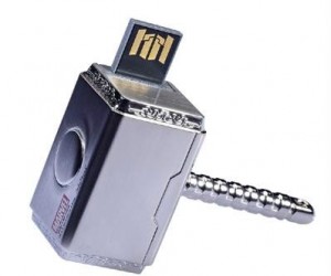 Thor Hammer Flash Drive – Even the Avengers need a storage device for their computers.  