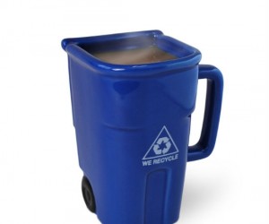 Recycling Bin Coffee Mug – Perfect for the environmentally conscience coffee drinker