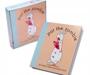 A hilarious zombie spoof on the classic “Pat The Bunny” book.