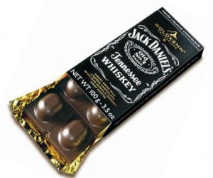What’s better than milk and chocolate? Chocolate filled with Jack Daniels Whiskey of course!