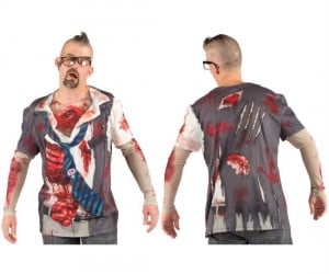 Who knew dressing up like a zombie would be as easy as wearing a t-shirt?
