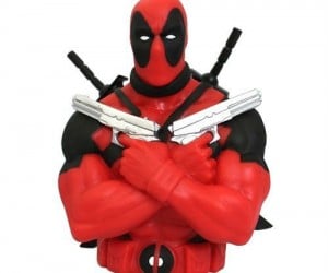 Deadpool Bust Bank – Who better to watch over your cash than Deadpool?  