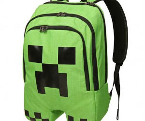 Minecraft Backpack – Let the Creeper carry your trapper keeper!  
