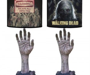 The Walking Dead Zombie Lamp – Every time you turn on the light you might jump at the sight of a zombie reaching for you!