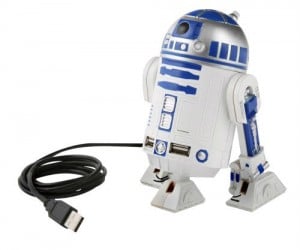Star Wars R2D2 USB Hub – What good is a droid if you can’t plug 4 USB drives in it at the same time?  