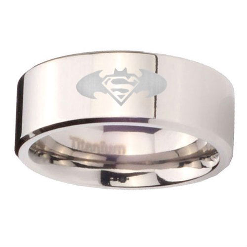 batman superman ring