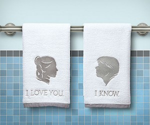 Star Wars I Love You I Know Hand Towels – Show your love to your significant other in hand towel form.