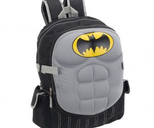 Batman has got your back or at least his chest does!  