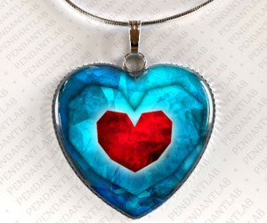 Legend Of Zelda Heart Container Necklace – May you find the other piece of your heart.  