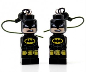 LEGO Batman Earrings – Now you can take this super h-EAR-o with you wherever you go!