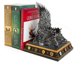Game of Thrones Bookend – What better to hold the volumes of George R.R. Martin than the Iron Throne itself.