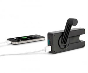 Hand Crank iPhone Charger –  Never be without a charger ever again!