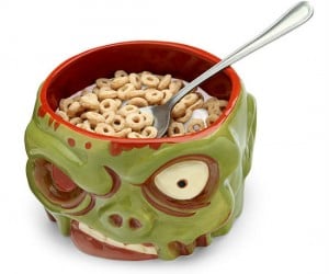 Zombie Head Bowl – Not surprisingly the hollowness of a zombie’s head makes for the perfect bowl!
