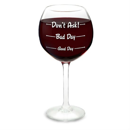 how was your day wine glass