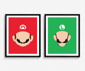 Mario & Luigi now in minimalist form!