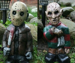 From your worst nightmares to your flowerbed, these masked murders will be sure to keep those damn kids off your lawn.