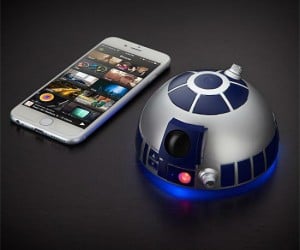 R2D2 Bluetooth Speaker – It’s a Star Wars blasters! (Because it can blast your music)  