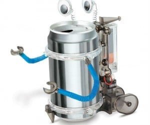 Tin Can Robot – Building a robot is as easy as drinking a coke!