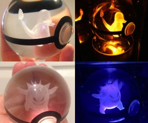 These custom crystal pokeballs will be sure to amaze fans young and old!