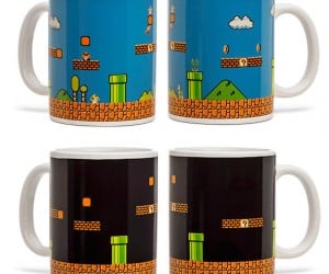 Mario Bros Heat Changing Mug! – You saved the Princess now time for a cup of coffee.