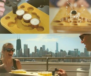 Mini Beer Pong – Like normal beer pong only you get less drunk.
