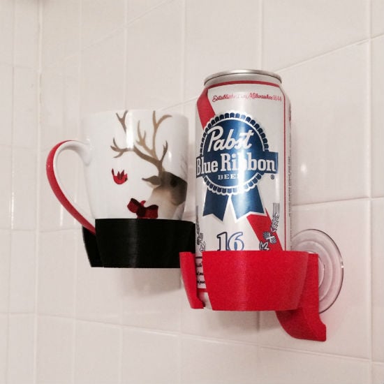 shower-beer-beverage-holder-3d-printed