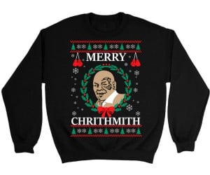 Mike Tyson Ugly Christmas Sweater – Merry Chrithmith from Mike Tython himthelf.
