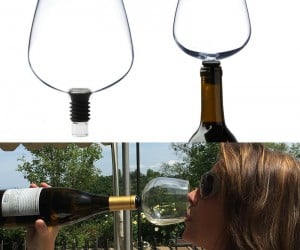 Guzzle Buddy Wine Glass – Turns your wine bottle into a wine glass!