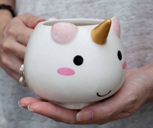 Makes your mornings extra magical with this super kawaii unicorn mug!