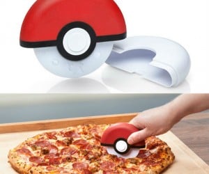 Pokeball Pizza Cutter – Great for fans of pizza and Pokemon!