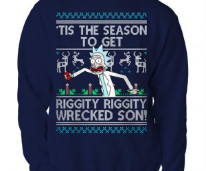 Rick and Morty Ugly Christmas Sweater