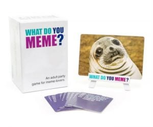 What do you meme? An adult party game for meme lovers.