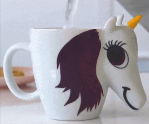 Heat Changing Unicorn Mug