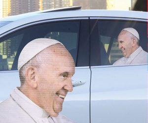 Ride With The Pope Car Decal!  