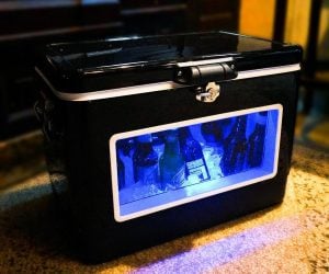 LED Party Cooler with Window!