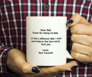 Dear Dad Father’s Day Mug – Tell Dad how you really feel!